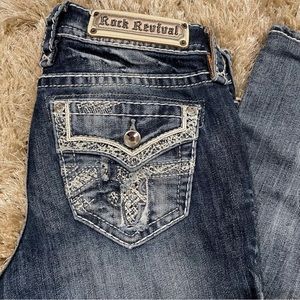 Rock Revival straight jeans, size 26